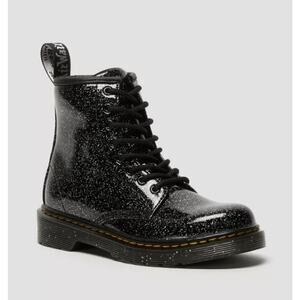 Dr. Martens Size 6 Big Kid 37 EU 1460 Y Lace Up Black Cosmic Glitter Boot P1-6